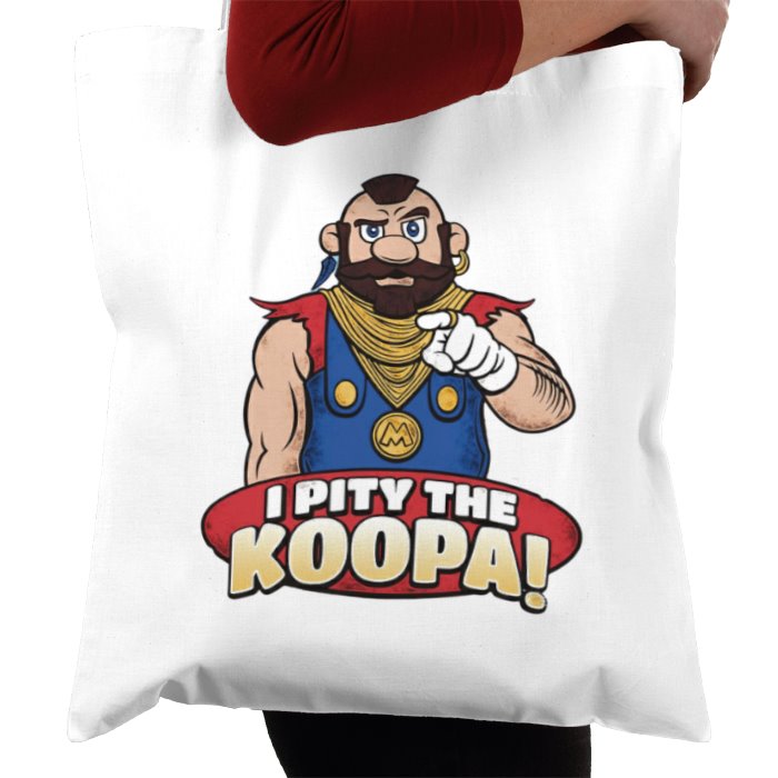 The A Team & Super Mario Bro's - I Pity The Koopa Tote Bag