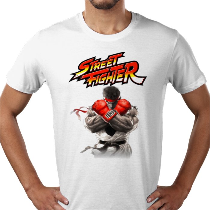 Street Fighter — Ryu Defence Stance T-Shirt