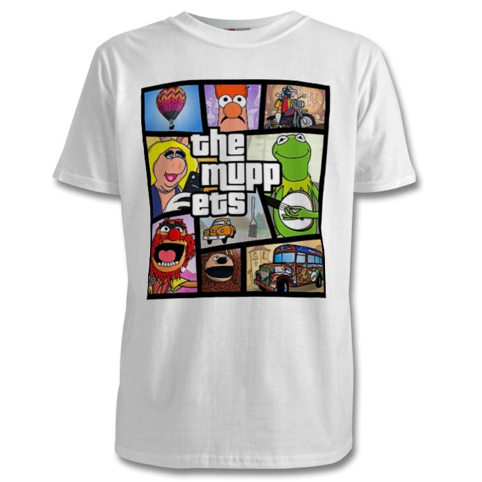 The Muppets & Grand Theft Auto - Grand Theft Auto Style T-shirt