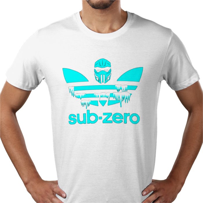 Mortal Kombat x Adidas — Sub-Zero Theme T-Shirt
