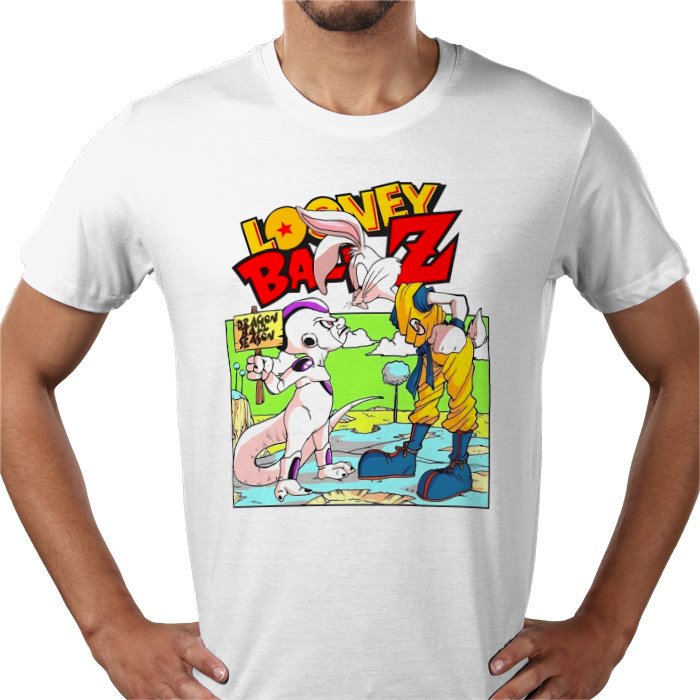 Looney Tunes x Dragon Ball Z Parody T-Shirt