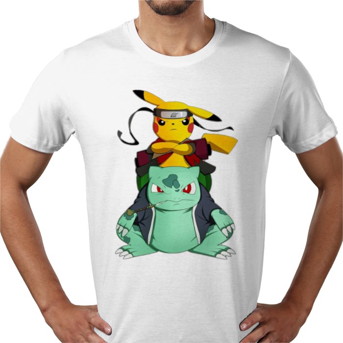 Pokémon & Naruto - Poke Ninjas T-shirt