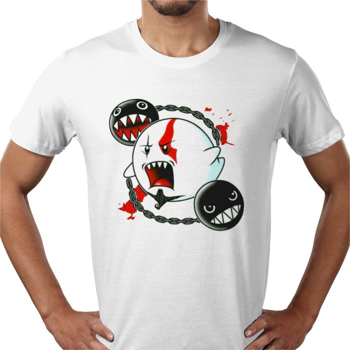 Super Mario x God Of War - Ghost Of War T-Shirt