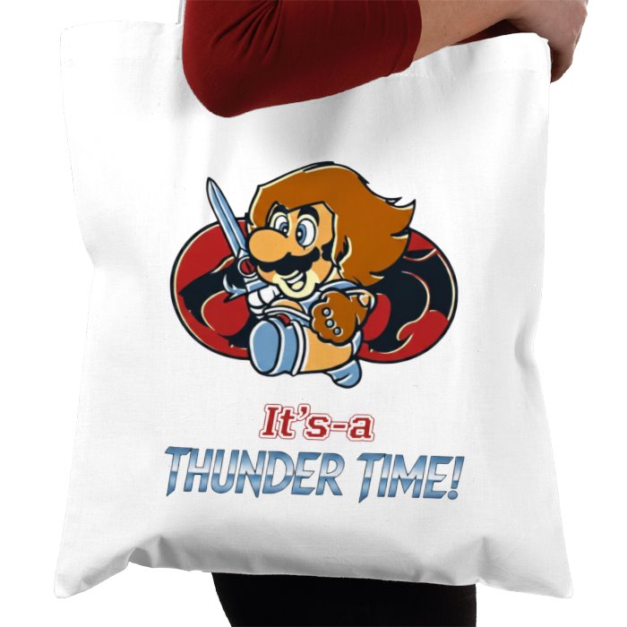 Super Mario Bro's x Thundercats - Its A Thunder Time Tote Bag