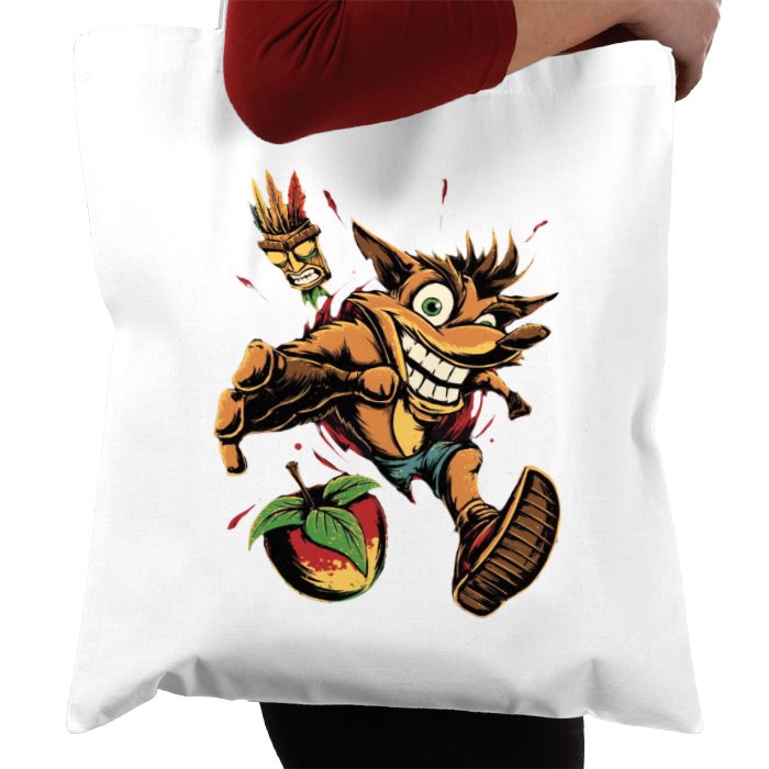 Crash Bandicoot Theme Tote Bag