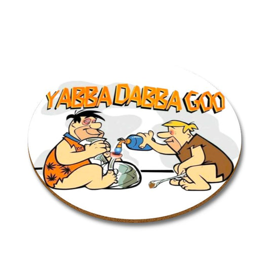 Yabba Dabba Round Coasters