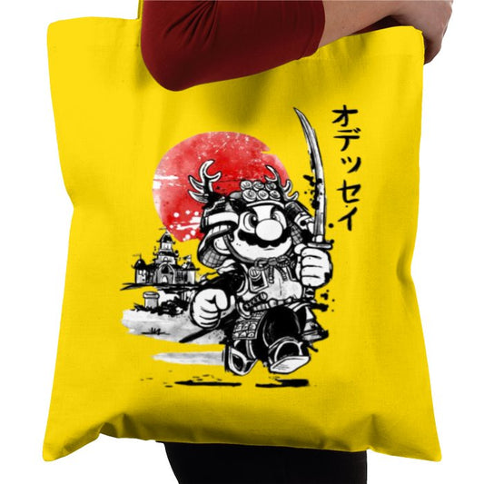 Super Mario Bro's - Samurai Mario Tote Bag