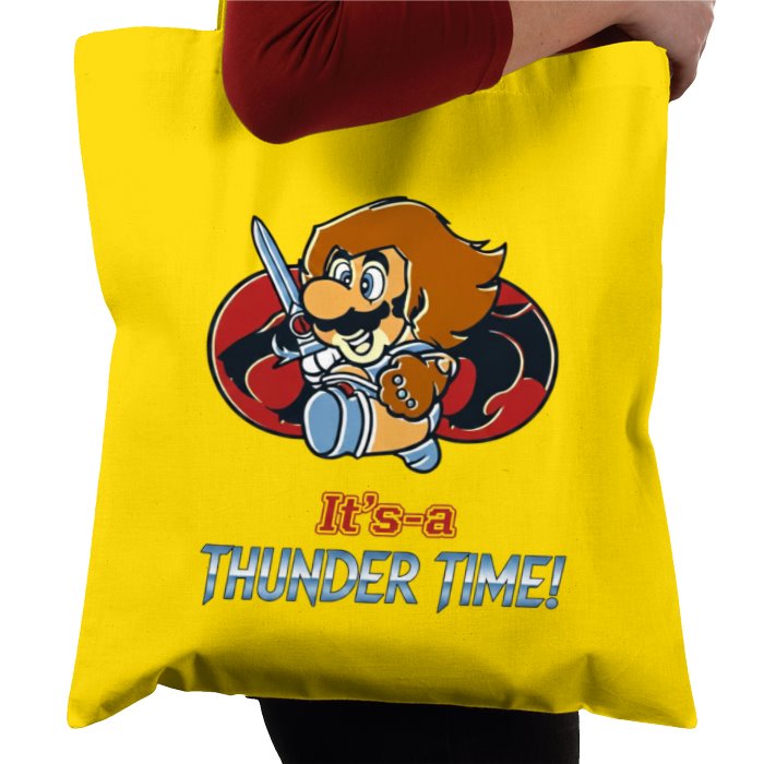 Super Mario Bro's x Thundercats - Its A Thunder Time Tote Bag