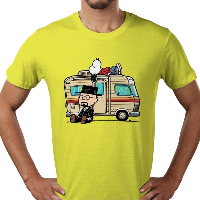Peanuts x Breaking Bad Parody T-Shirt