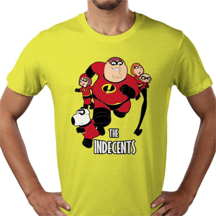 Family Guy x The Incredibles Parody - The Indecents T-Shirt