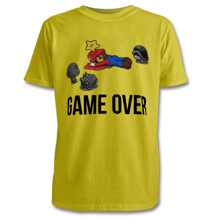 Super Mario Bro's - Game Over T-shirt