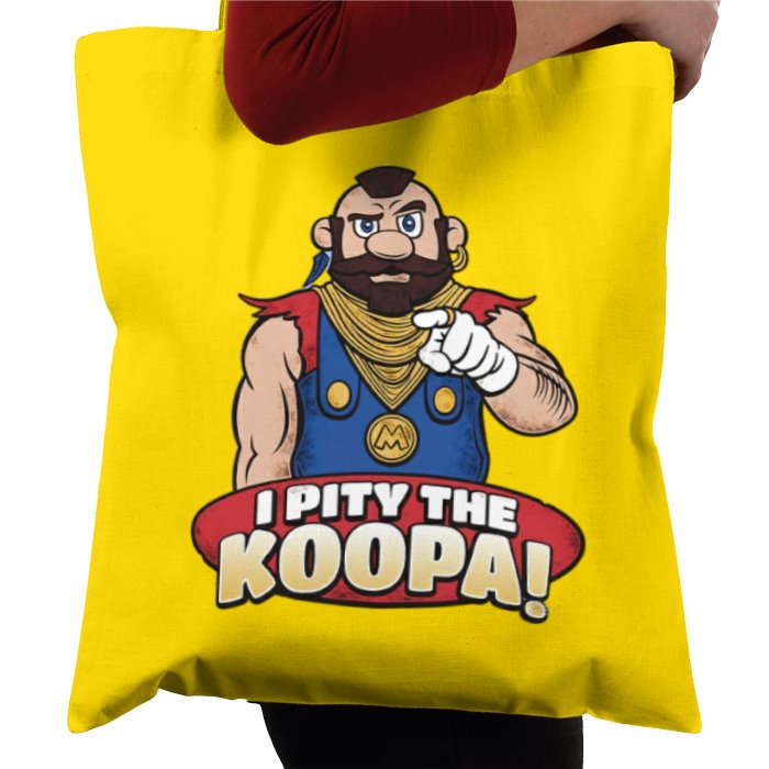 Super Mario Bro's x The A Team - I Pity The Koopa Tote Bag