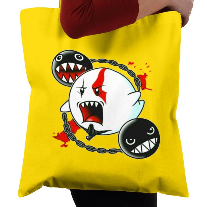 Super Mario Bro's x God Of War - God Of Ghosts Tote Bag