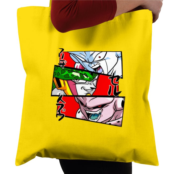 Dragonball Z - Villain Faces Tote Bag