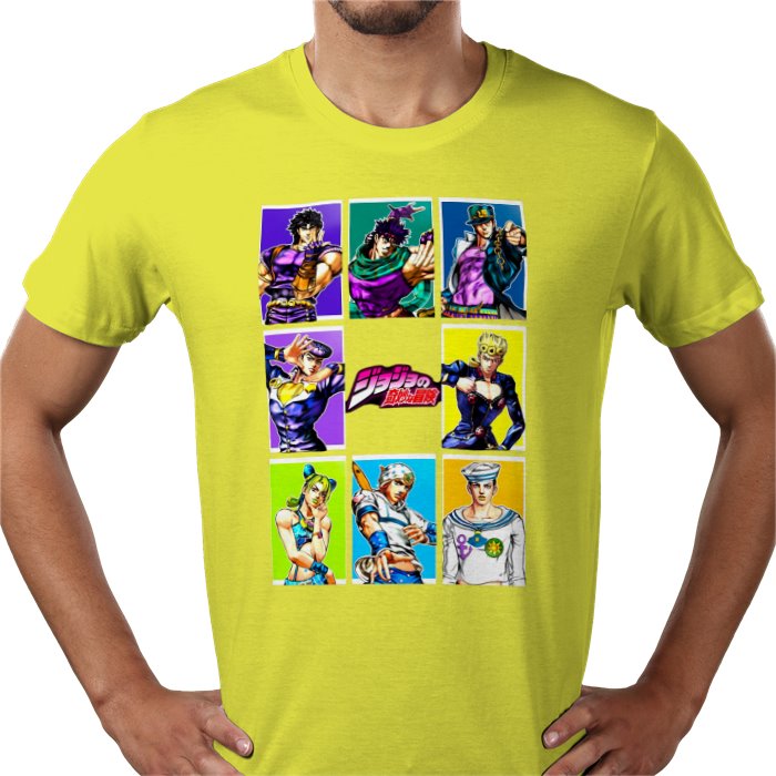 JoJo's Bizarre Adventure - Grid Collage T-Shirt