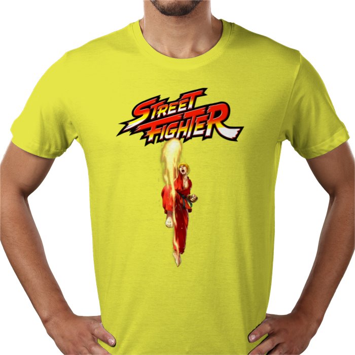 Street Fighter — Ken Dragon Punch T-Shirt