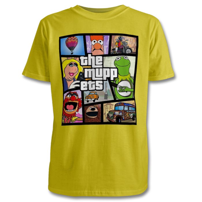 The Muppets & Grand Theft Auto - Grand Theft Auto Style T-shirt