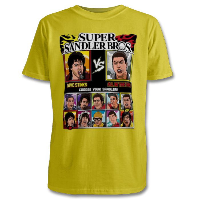 Super Smash Bro's & Adam Sandler - Super Sandler Bro's T-shirt