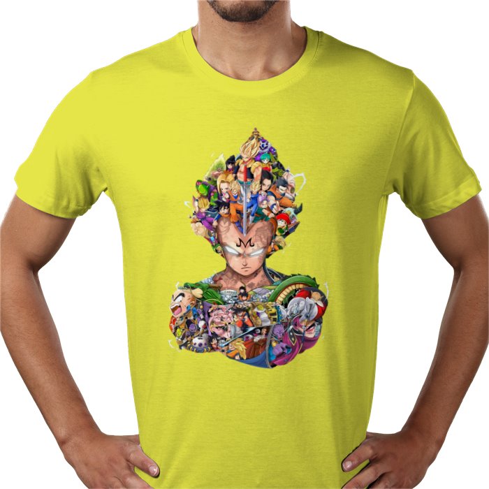 Dragon Ball Z - Vegeta Collage T-Shirt