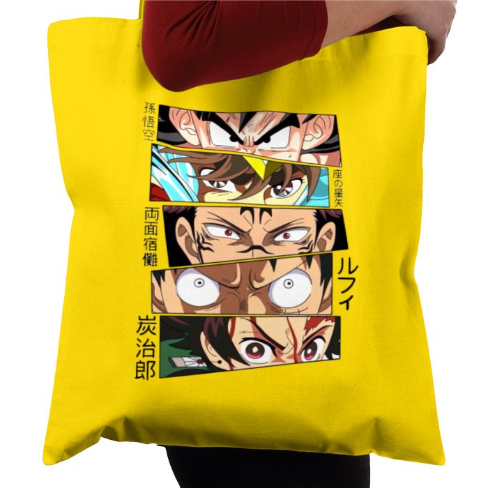 Anime Eyes Tote Bag