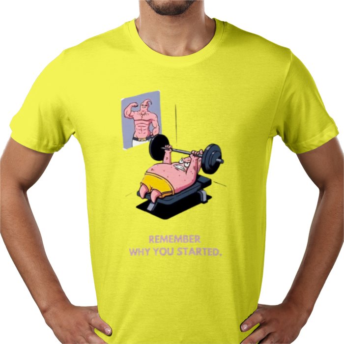 Dragonball Z & SpongeBob Square Pants- Remember Why You Started T-shirt