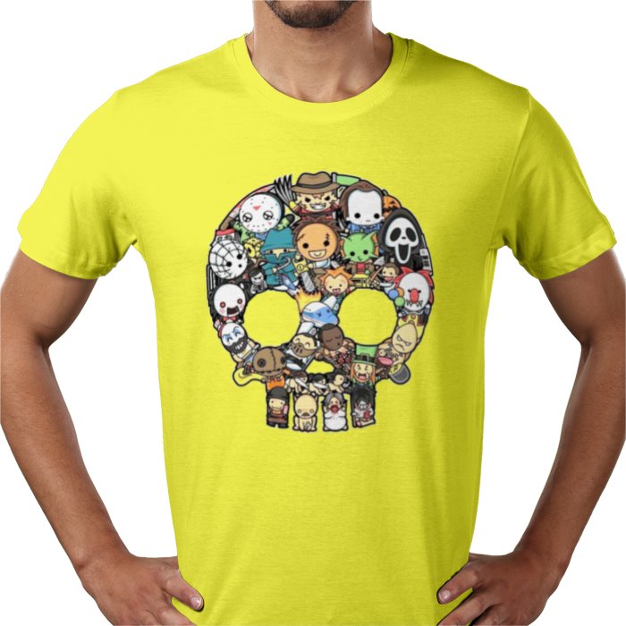 Horror Skull Montage T Shirt