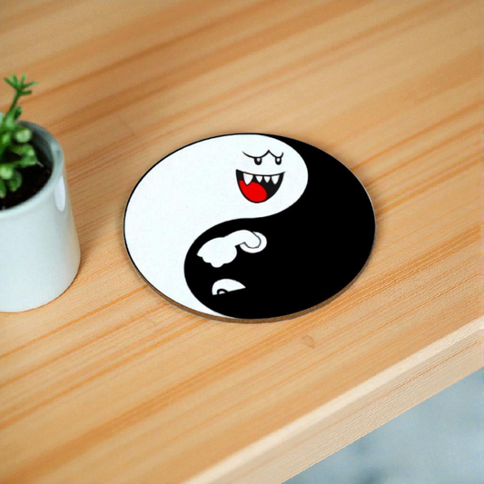 Super Mario Bro's - Ying & Yang Round Coasters