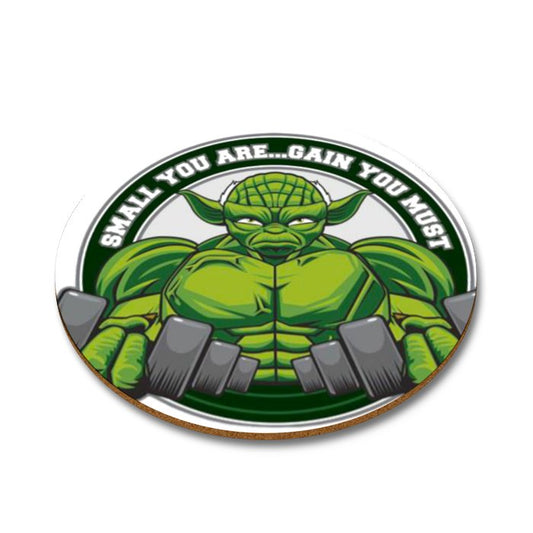 Yoda's Gym Round Coasters